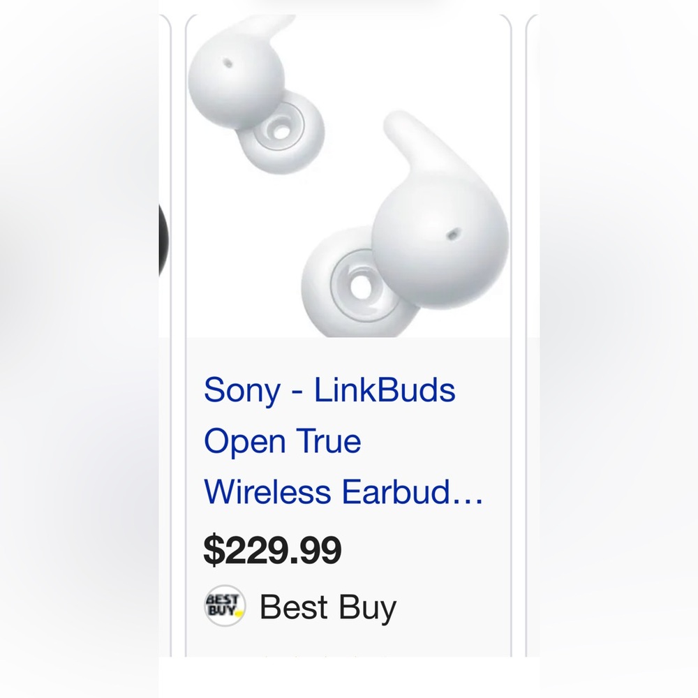 Brand new Sony linkbuds open wireless earbuds